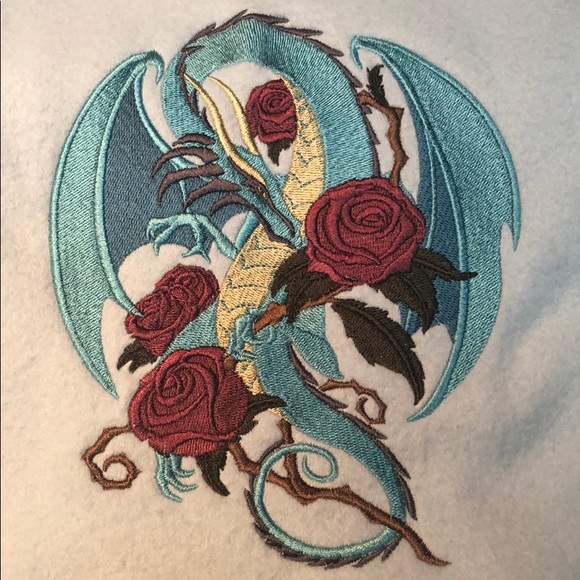 Rose Dragon Scarf 🐉 - Picture 4 of 4
